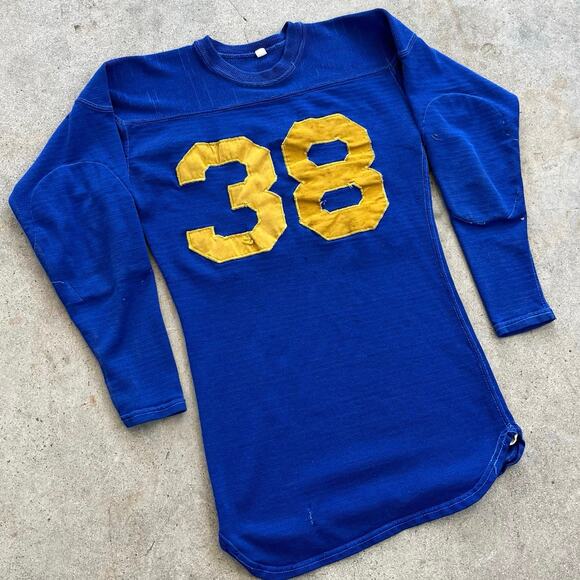Vintage 1940s Football Jersey C and S Sporting Goods - Picture 2 of 8